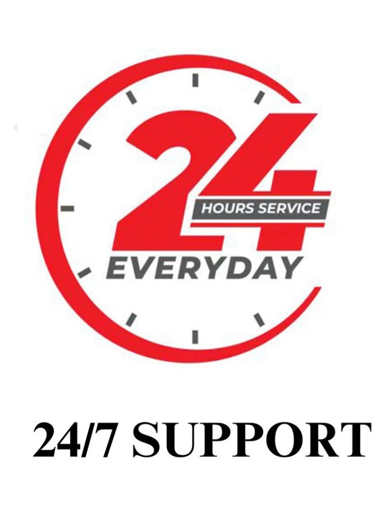 24 hours everyday support icon